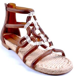 Adrienne Vittadini Picabo Leather Sandals!